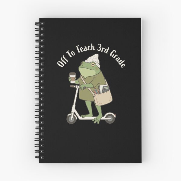Item preview, Off To Teach 3rd Grade Funny Frog Teacher Back To School designed and sold by MysticMirth.
