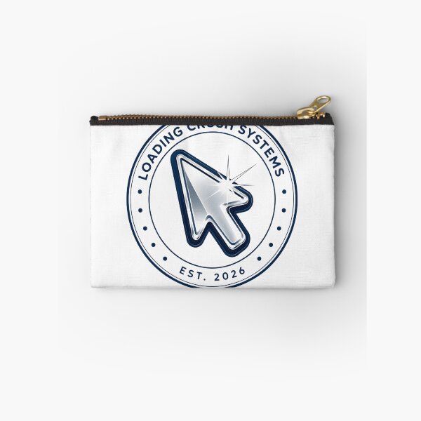 Item preview, Loading Crush Systems Logo Tee | Fake Tech Company Y2K Chrome Cursor Design designed and sold by Loading Crush.