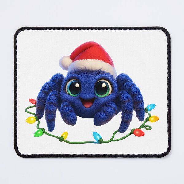 Item preview, Christmas Cobalt Blue Tarantula designed and sold by Sillytoe.