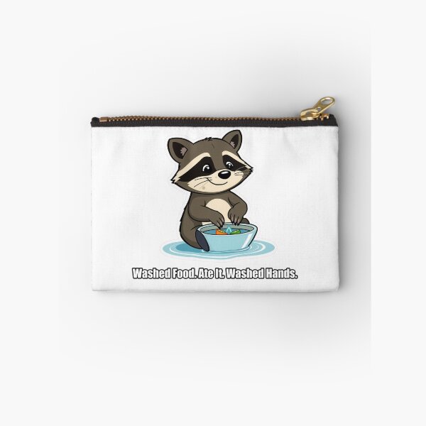 Item preview, Mapache - Lavó la comida, se la comió, se lavó las manos - Divertido regalo de mapache designed and sold by pawdrops.
