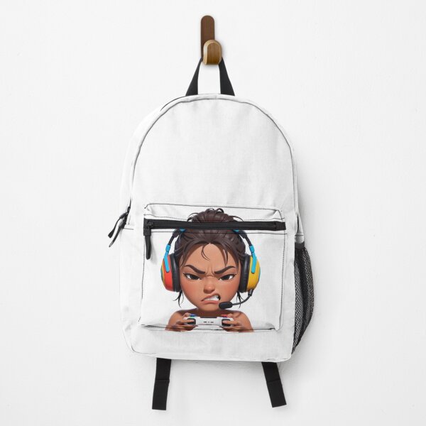 Item preview, Fierce 3D Black Gamer Girl designed and sold by CodellCreations.