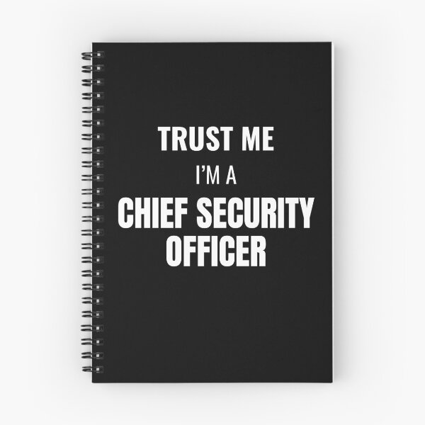 Item preview, Trust Me I'm a Chief Security Officer (White) designed and sold by ShipCrewNation.