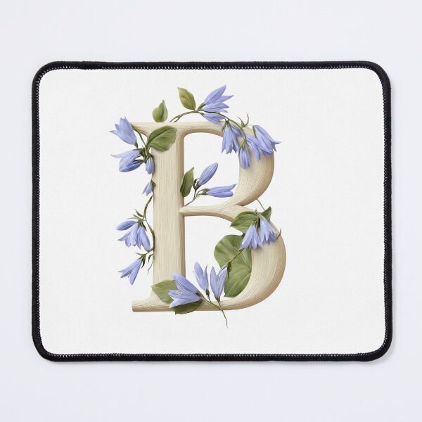 Item preview, Botanical Floral Letter B Monogram designed and sold by Helenaphotoart.