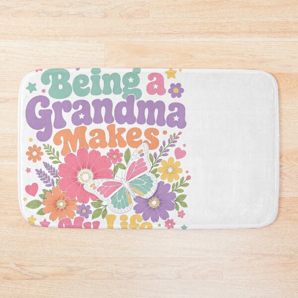 Item preview, Groovy Grandma Life Complete Butterfly Floral designed and sold by JMDesignHub.