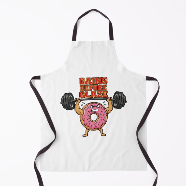 Item preview, Funny Angry Donut Lifting Weights Gains Before Glaze designed and sold by tushartanvir.