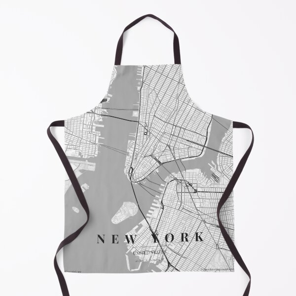 Item preview, New York Black White City Map Poster, Minimal Street Map Wall Art designed and sold by LASTIQUE-dd.