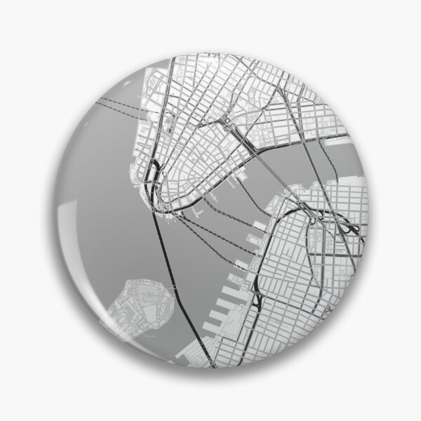 Item preview, New York Black White City Map Poster, Minimal Street Map Wall Art designed and sold by LASTIQUE-dd.
