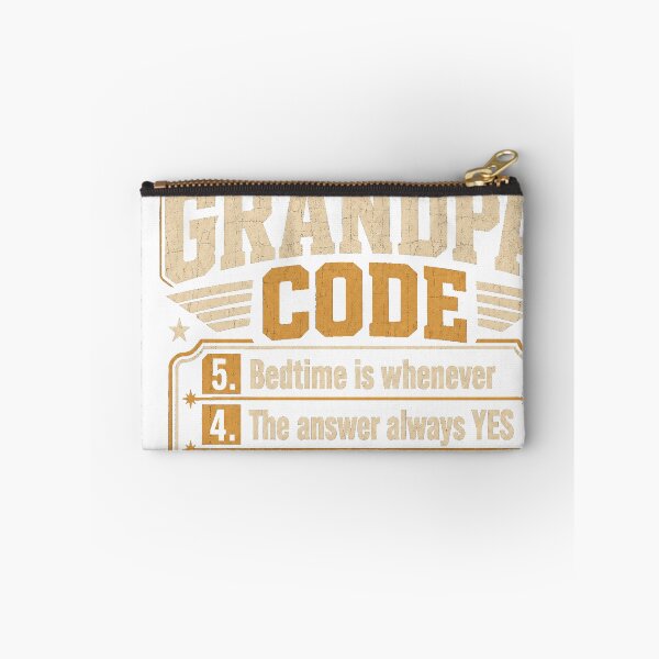 Item preview, The Grandpa Code Funny Grandfather Rules designed and sold by JMDesignHub.