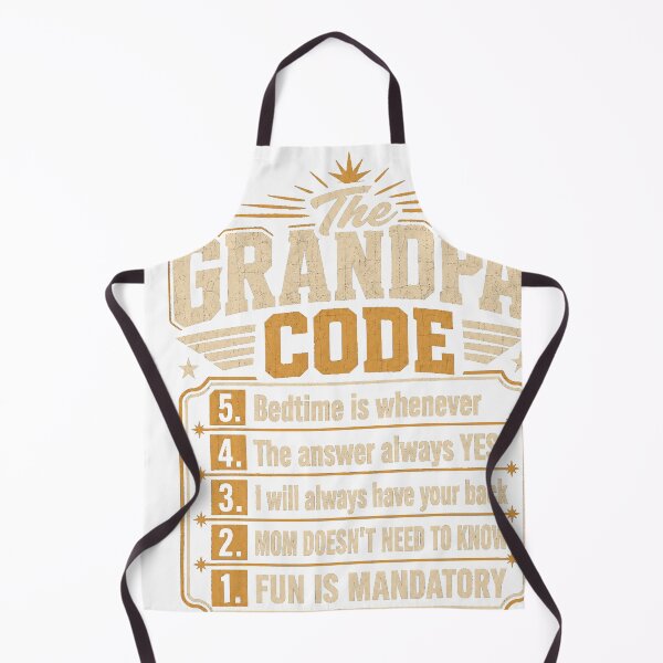 Item preview, The Grandpa Code Funny Grandfather Rules designed and sold by JMDesignHub.