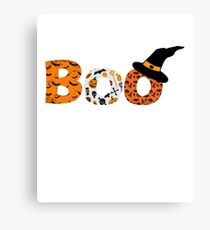 Halloween Boo Fledermaus Spinne Leinwanddruck