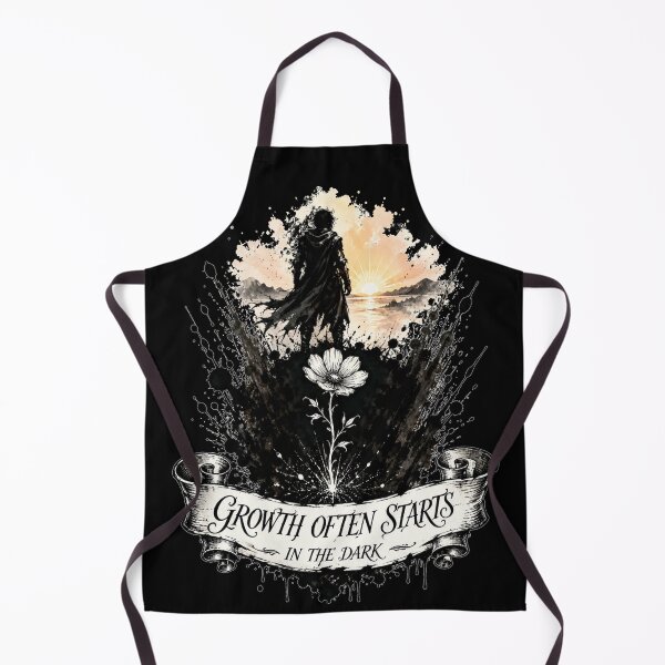 Item preview, Growth Often Starts In The Dark Sunrise Walk Art Motivational Quote Gift for Anyone designed and sold by Nightarel.