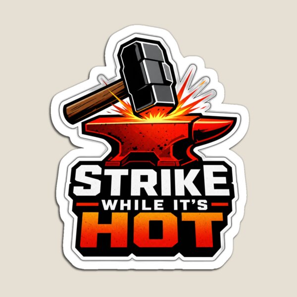 Item preview, Bold Blacksmith Hammer and Anvil Design designed and sold by GraphycoPublish.