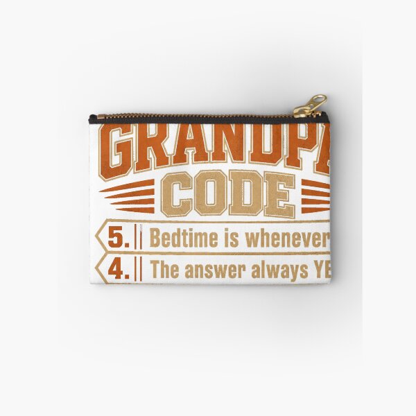 Item preview, The Grandpa Code Funny Grandfather Rules Design designed and sold by JMDesignHub.
