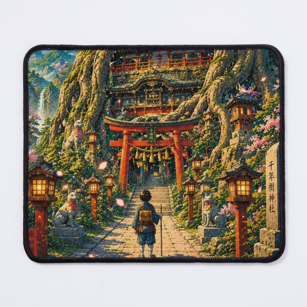 Item preview, The Sacred Millennium Tree Shrine | Ukiyo-e Fantasy Art  designed and sold by Substance_life.
