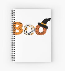 Halloween Boo Fledermaus Spinne Spiralblock