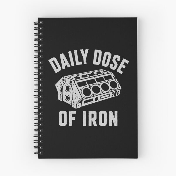 Item preview, Daily Dose of Iron Vintage V8 Engine Block for Car Guys and Mechanics designed and sold by 365CarMods Official.