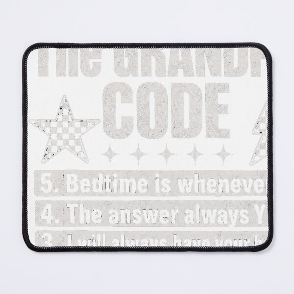 Item preview, The Grandpa Code Funny Grandfather Rules Grandkids designed and sold by JMDesignHub.
