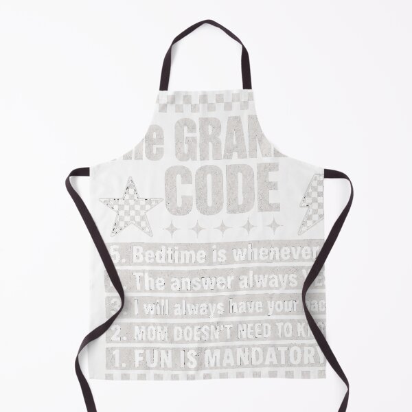 Item preview, The Grandpa Code Funny Grandfather Rules Grandkids designed and sold by JMDesignHub.