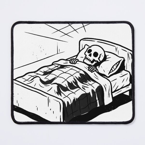 Item preview, Skeleton Awake in Bed with Insomnia designed and sold by MisteryDesigner.