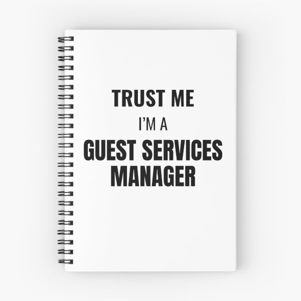 Item preview, Trust Me I'm a Guest Services Manager (Black) designed and sold by ShipCrewNation.
