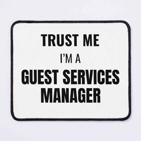 Item preview, Trust Me I'm a Guest Services Manager (Black) designed and sold by ShipCrewNation.