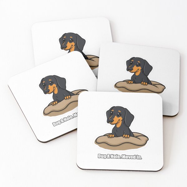 Item preview, Dachshund - Dug A Hole Moved In - Funny Dachshund Gift designed and sold by pawdrops.