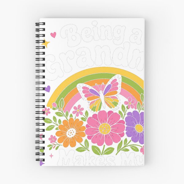 Item preview, Being a Grandma Makes My Life Complete Retro Floral designed and sold by JMDesignHub.