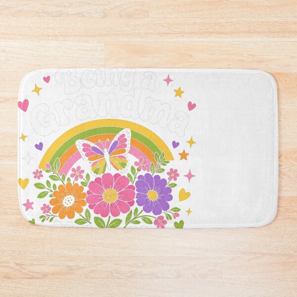 Item preview, Being a Grandma Makes My Life Complete Retro Floral designed and sold by JMDesignHub.