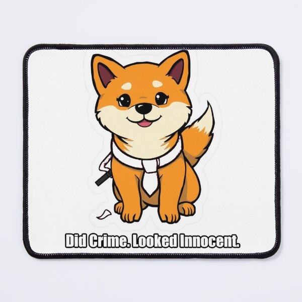 Item preview, Shiba Inu - Did Crime Looked Innocent - Funny Shiba Gift designed and sold by pawdrops.