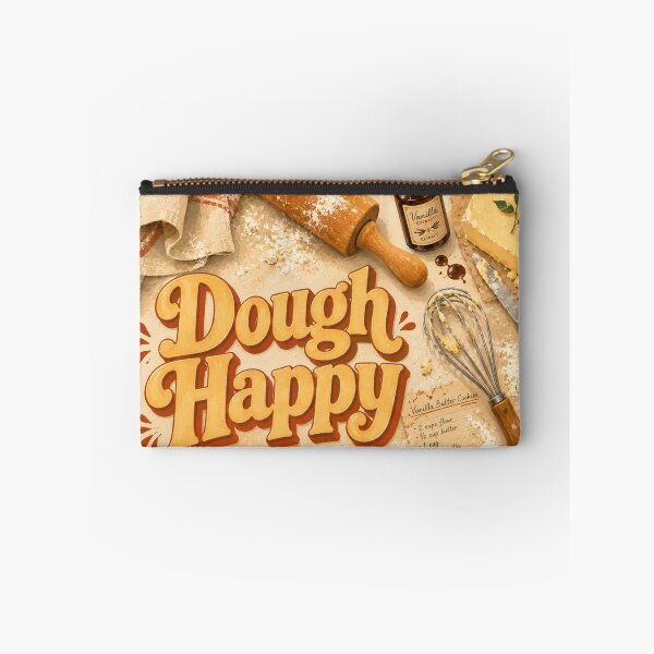 Item preview, Dough Happy | Hand Painted Baking Flat Lay Illustration designed and sold by UUniqueIImprint.