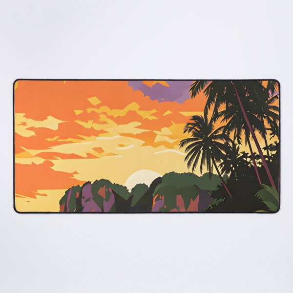 Item preview, Phi Phi Island Longtail Paradise – Vintage Thailand Travel Poster designed and sold by Spirit of Siam.