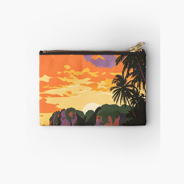 Item preview, Phi Phi Island Longtail Paradise – Vintage Thailand Travel Poster designed and sold by Spirit of Siam.