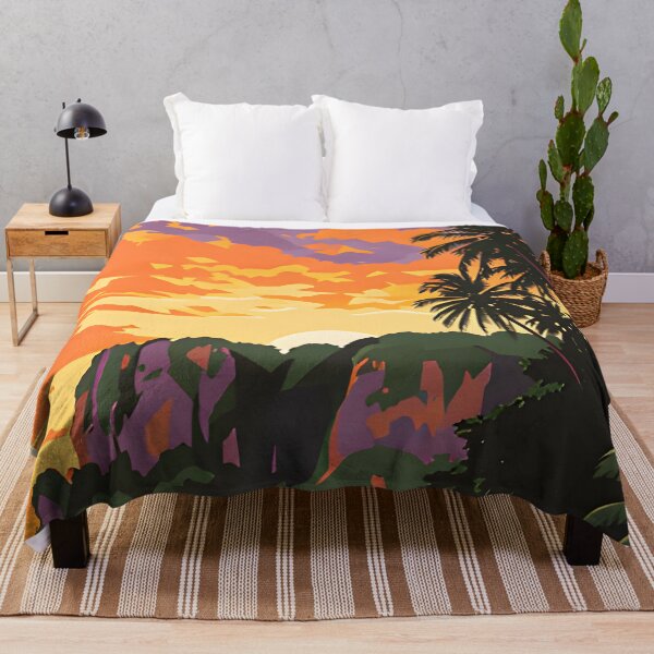 Item preview, Phi Phi Island Longtail Paradise – Vintage Thailand Travel Poster designed and sold by Spirit of Siam.