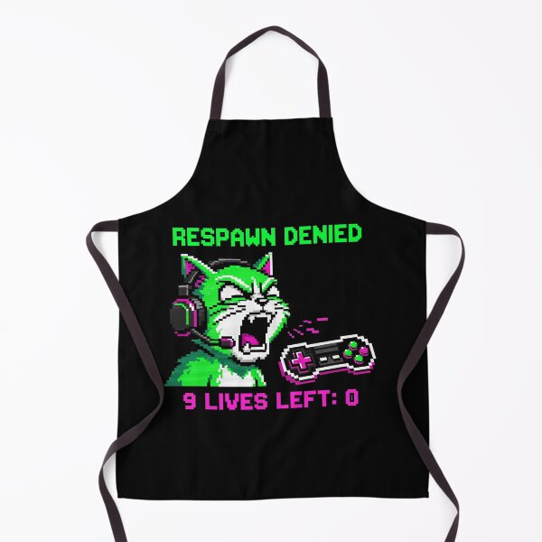 Item preview, Respawn Denied 8-Bit Gamer Cat Rage designed and sold by CatstheticShop1.