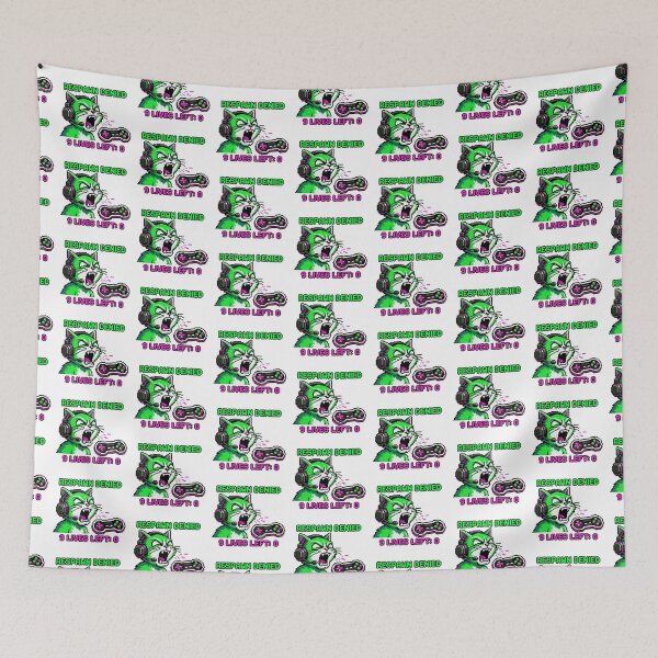 Item preview, Respawn Denied 8-Bit Gamer Cat Rage designed and sold by CatstheticShop1.