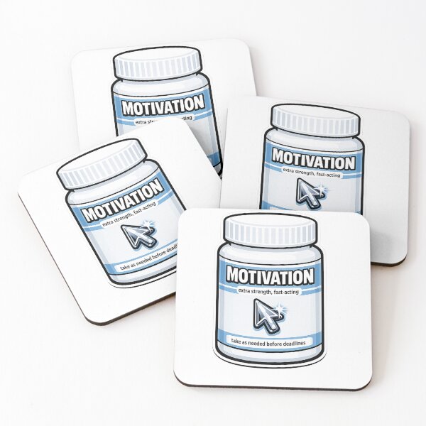Item preview, Motivational Pill Bottle Parody | Funny Y2K Chrome Cursor Design designed and sold by Loading Crush.