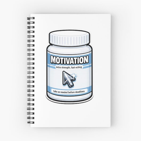 Item preview, Motivational Pill Bottle Parody | Funny Y2K Chrome Cursor Design designed and sold by Loading Crush.