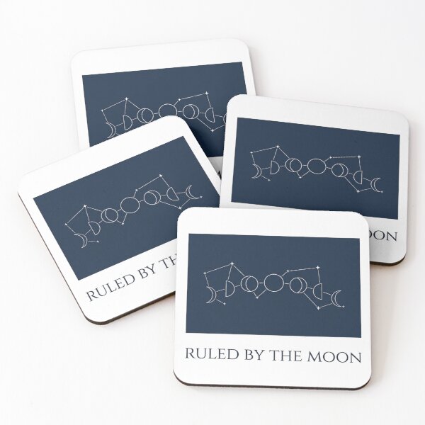 Item preview, Ruled By The Moon Retro Quote designed and sold by tushartanvir.