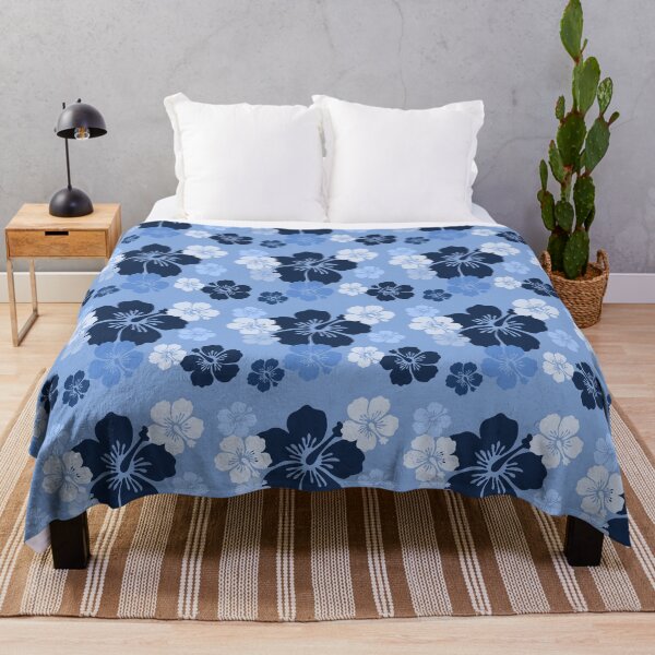 Item preview, Blue Hibiscus Pattern by RKTOPIC designed and sold by RKTopic.