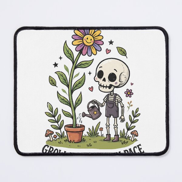 Item preview, Skeleton Gardening and Watering Giant Sunflower Grow At Your Own Pace designed and sold by MisteryDesigner.