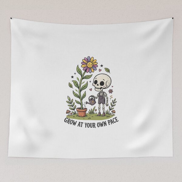 Item preview, Skeleton Gardening and Watering Giant Sunflower Grow At Your Own Pace designed and sold by MisteryDesigner.