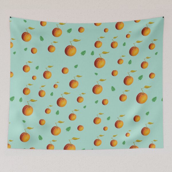 Item preview, Orange and Mint  designed and sold by Artfully Angelic.