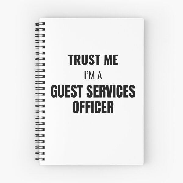 Item preview, Trust Me I'm a Guest Services Officer (Black) designed and sold by ShipCrewNation.