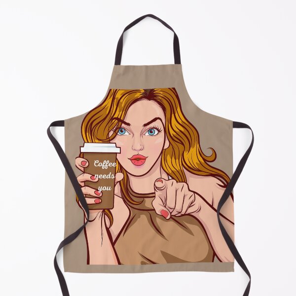 Item preview, Cute Retro Pop Art Coffee Girl Aesthetic designed and sold by BoldcreationsM.