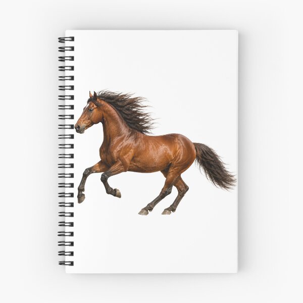 Item preview, Realistic Brown Horse in Gallop – Majestic Equine Art designed and sold by SmikiM.