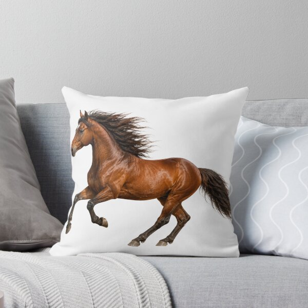 Item preview, Realistic Brown Horse in Gallop – Majestic Equine Art designed and sold by SmikiM.