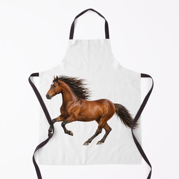 Item preview, Realistic Brown Horse in Gallop – Majestic Equine Art designed and sold by SmikiM.