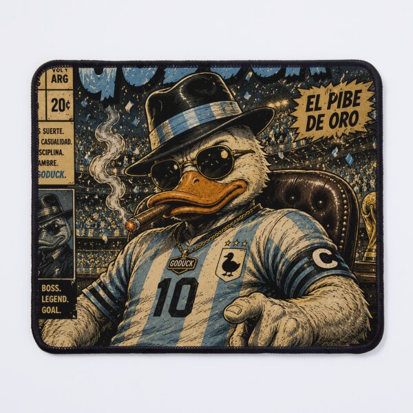 Item preview, GODUCK – International Football Comic Cover designed and sold by InkZillaStudio.