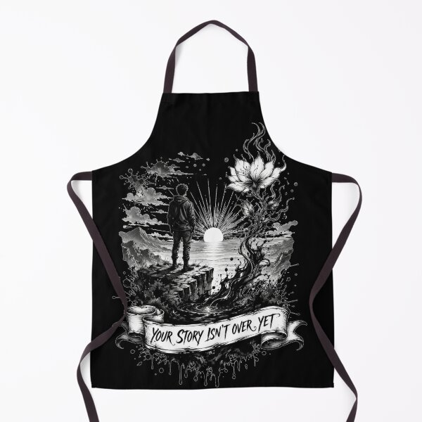 Item preview, Your Story Isnt Over Yet Reflection Pond Art Motivational Quote Gift for Anyone designed and sold by Nightarel.