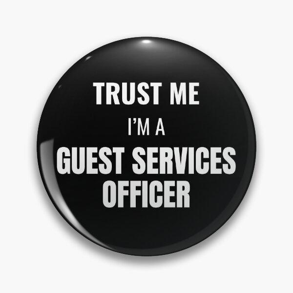 Item preview, Trust Me I'm a Guest Services Officer (White) designed and sold by ShipCrewNation.